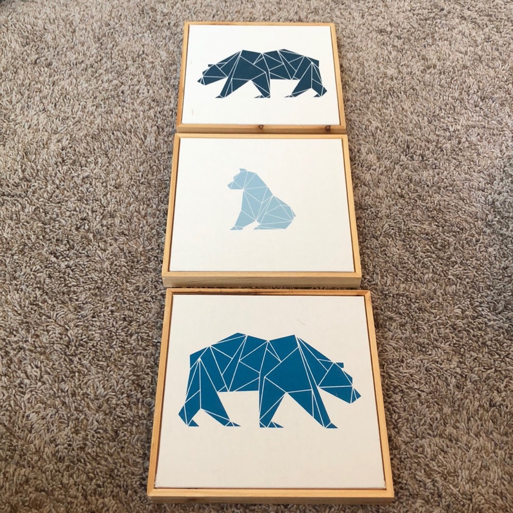 Geometric bear pictures